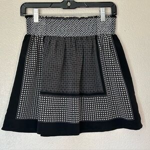 Kimchi Blue Mini Circle Skirt Summer Business Casual Attire Prairie Cottage Sz M